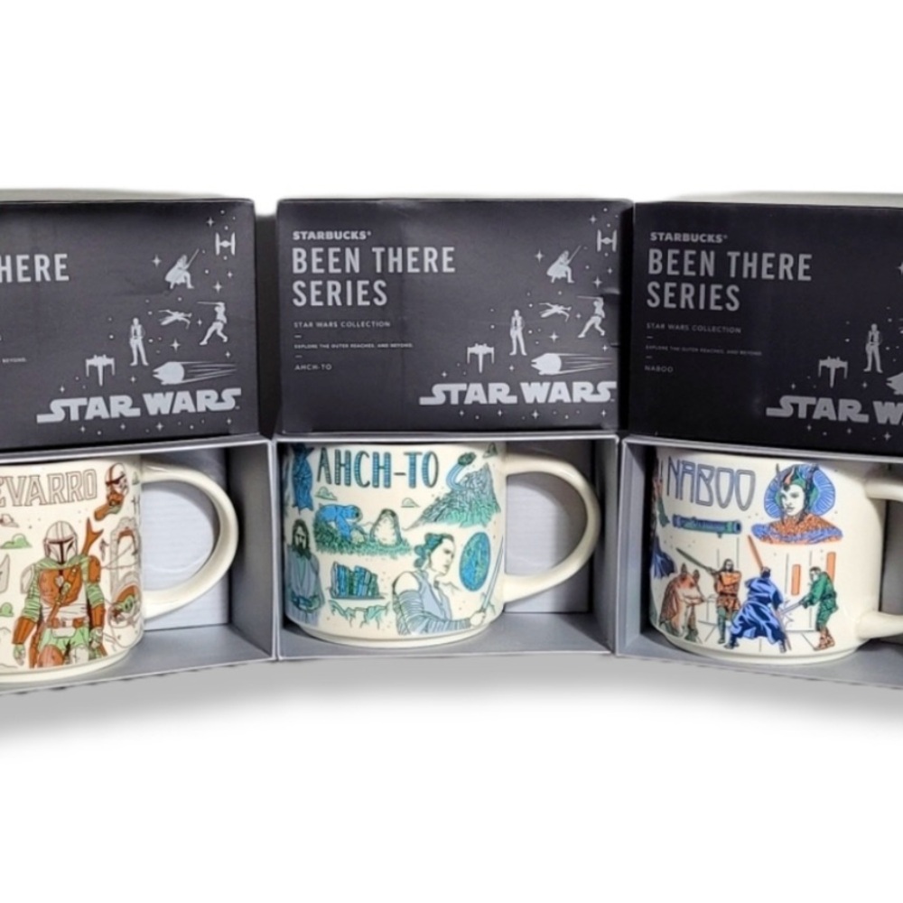 2023 Starbucks Star Wars Been There Series Mugs - Set of three.